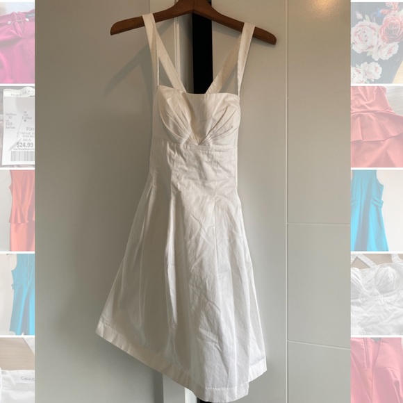 Calvin Klein size 4 white summer dress - Picture 4 of 4